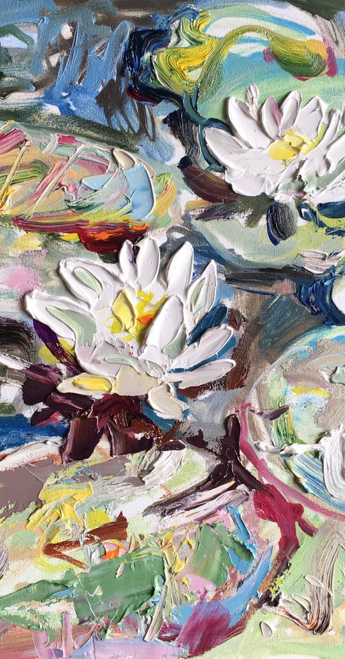 Lilies in the Swamp by Ole Karako