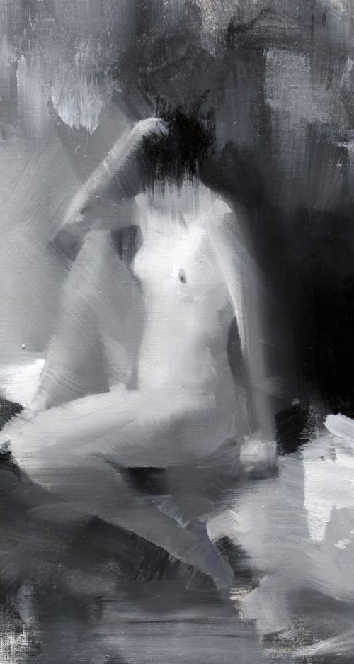 Nude oil painting - Nude II by Yuri Pysar