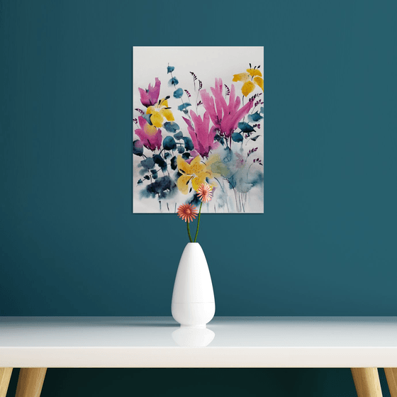 Wildflowers painting