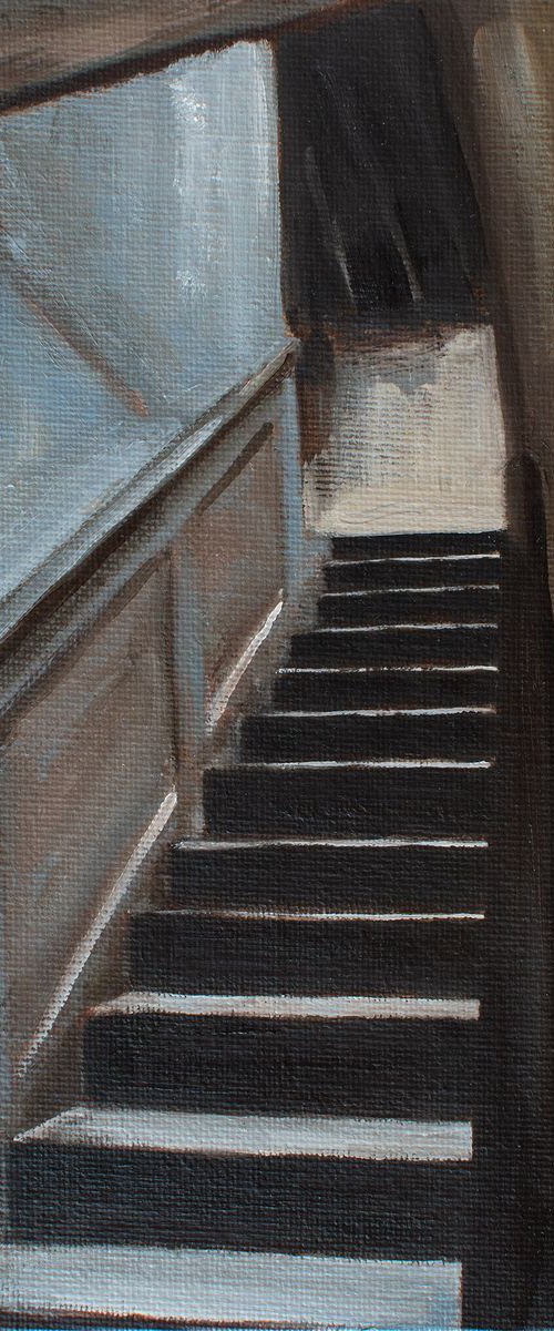 Light on stairs by David Foster