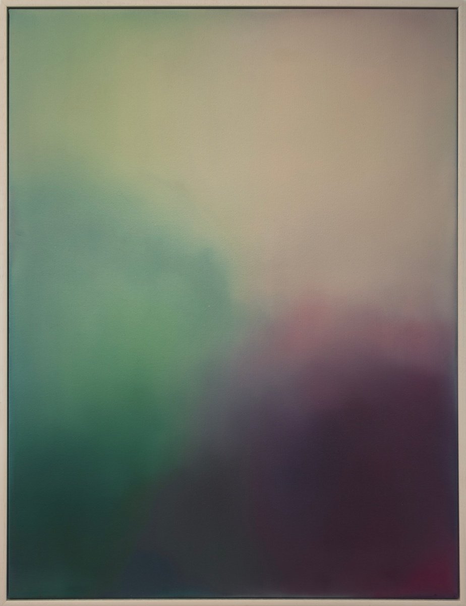 Organic Abstract Oil Painting By Nicole Rose, 31 X 41", The Commemoration, Original Artwork