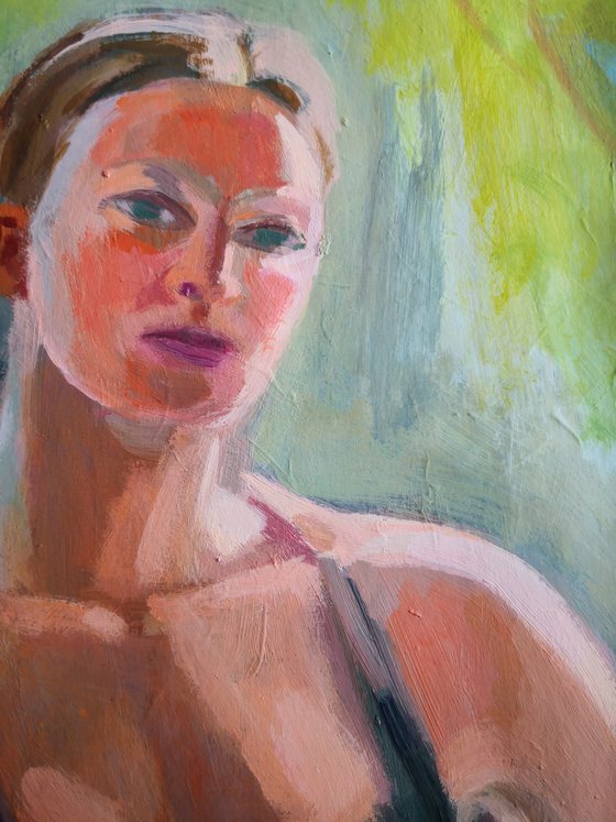 Girl at window