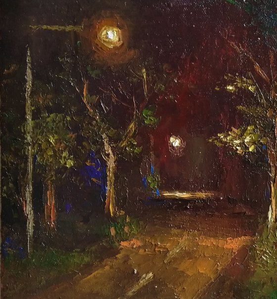 In a fairy tale (34x44cm, oil painting, ready to hang)