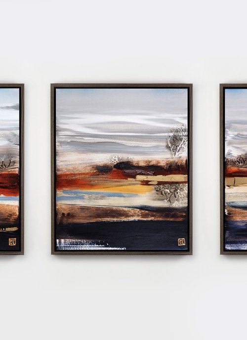 Glimpse of A Time Triptych by Novi Lim