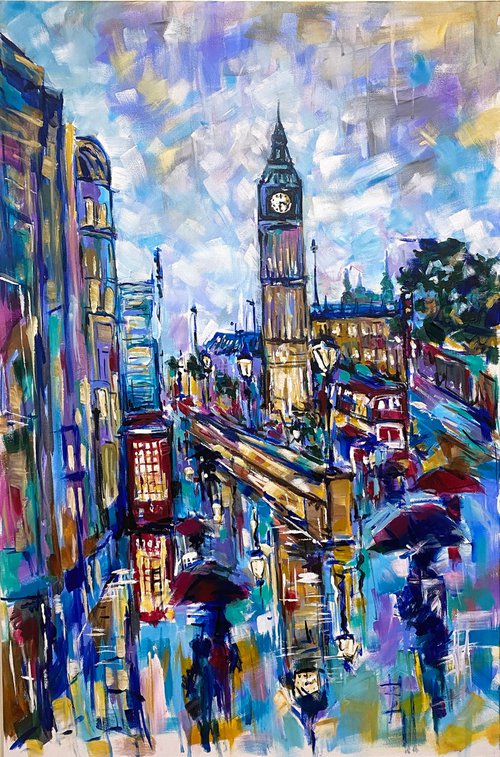 "London under Rain" by Diana Gourianova