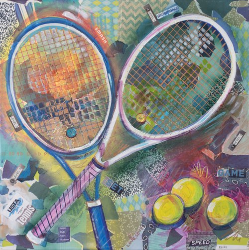 Tennis for Two by Eliry Arts