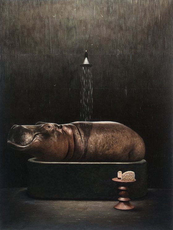 Hippopotamus Bath