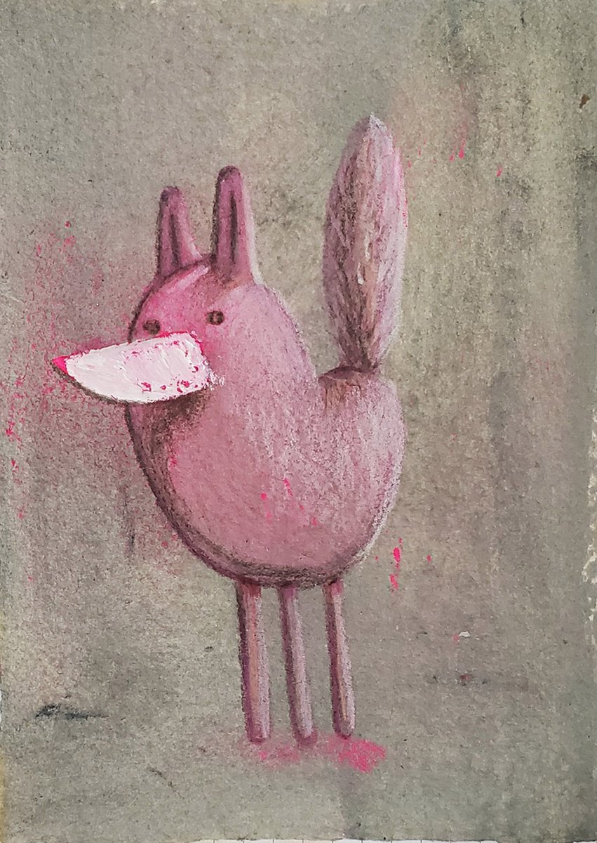 Pink Fox by Mat JS Moore