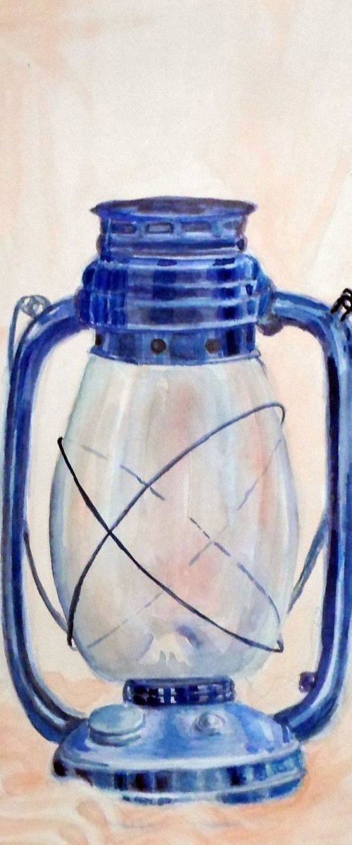 An Ancient Kerosene Lantern by Asha Shenoy
