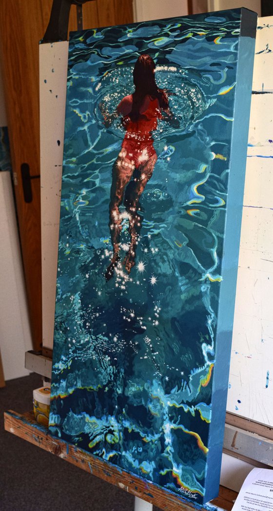 Star Fall - Swimming Painting