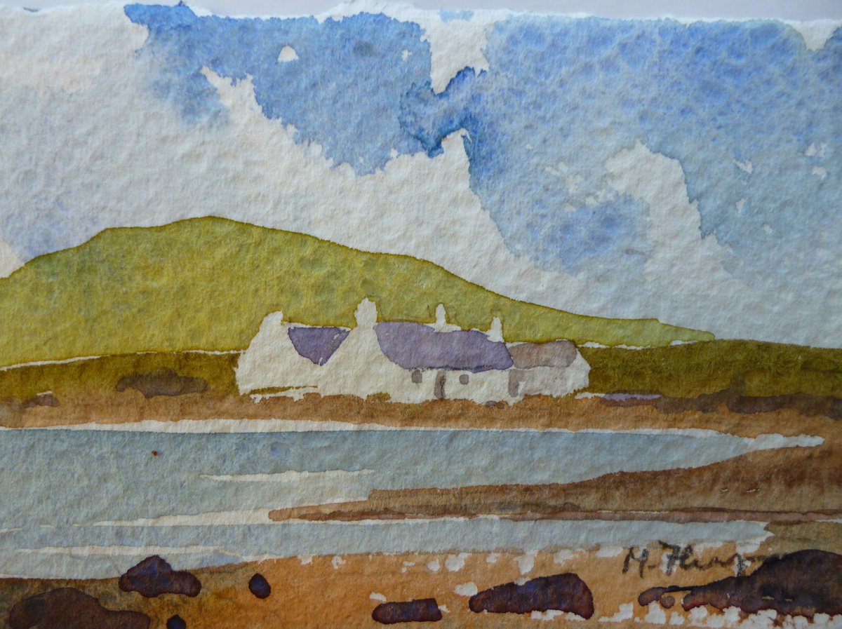 impression of cottages Bull Wall by Maire Flanagan