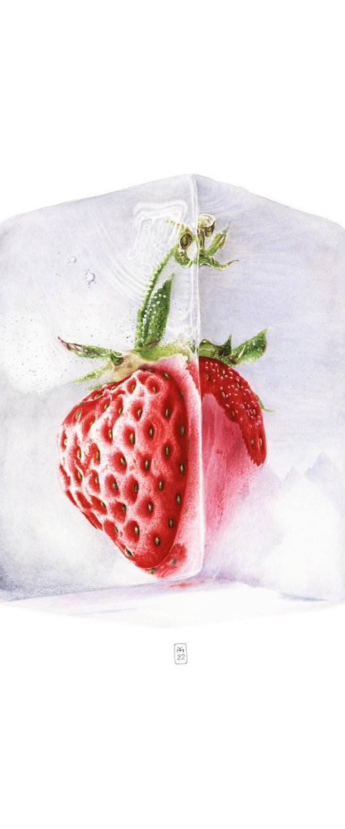 Strawberry Ice by Yuliia Moiseieva