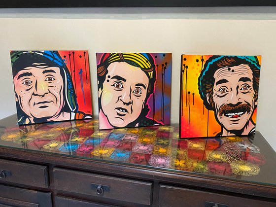 El Chavo Del Ocho Triptych