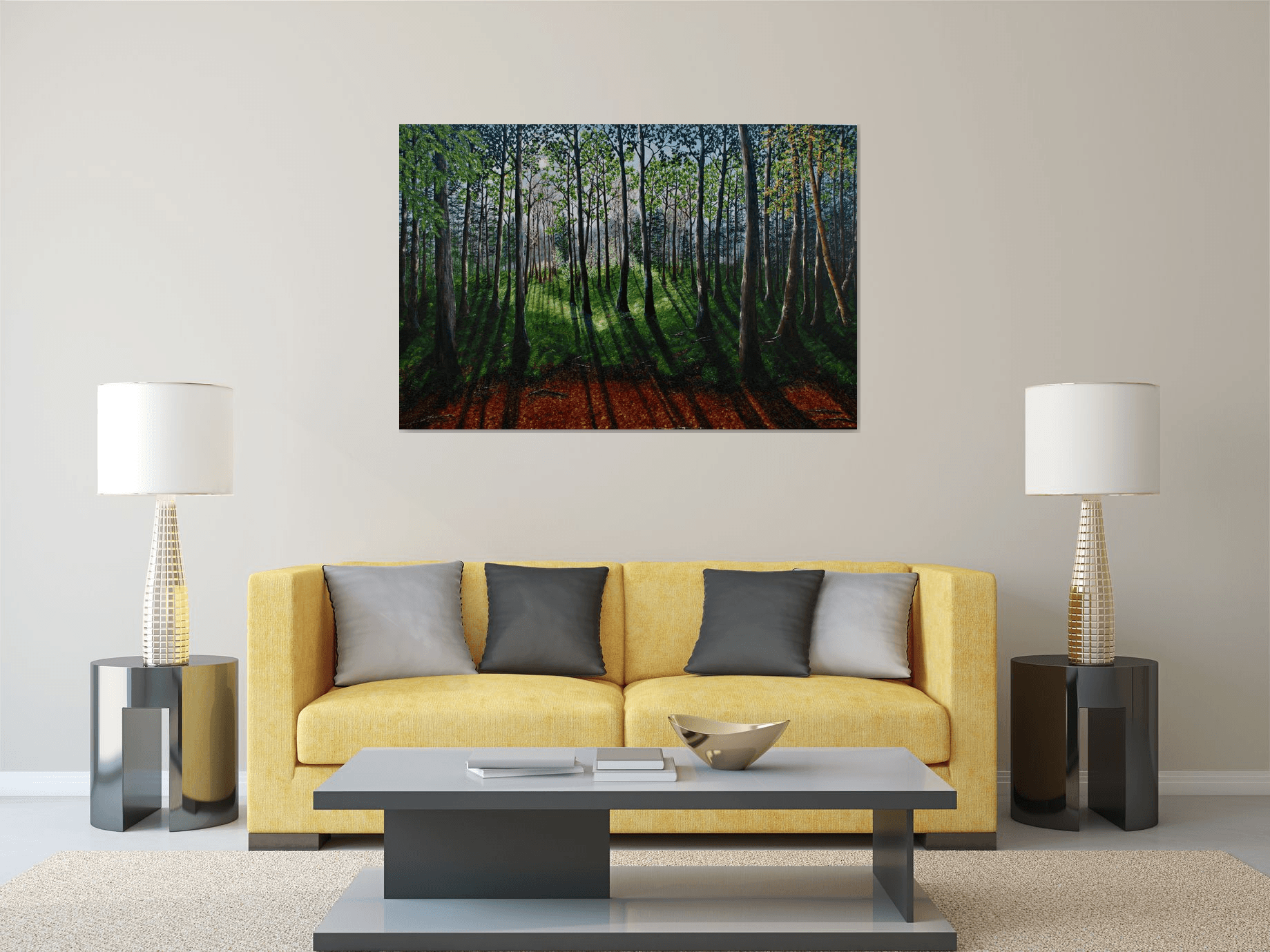 Into The Heart Of The Forest  100cm x 150cm