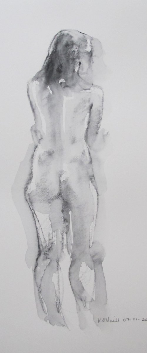 Standing female nude by Rory O’Neill