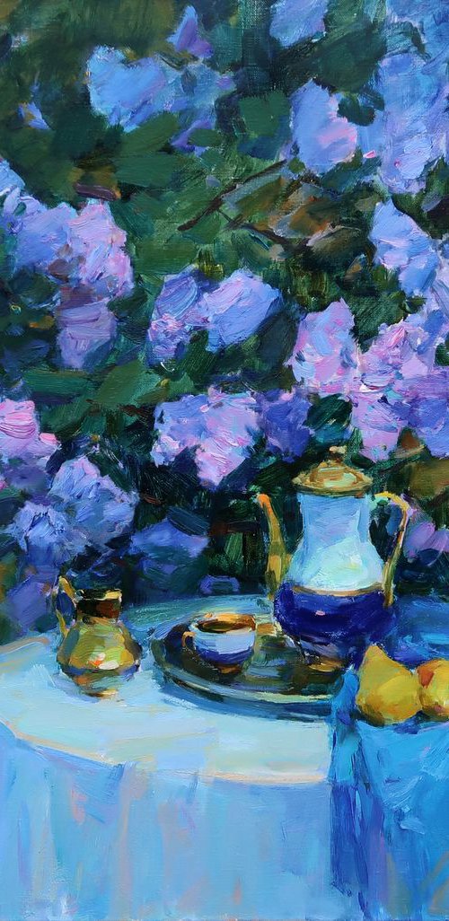 Lilac evening by Aleksandr  Kryushyn