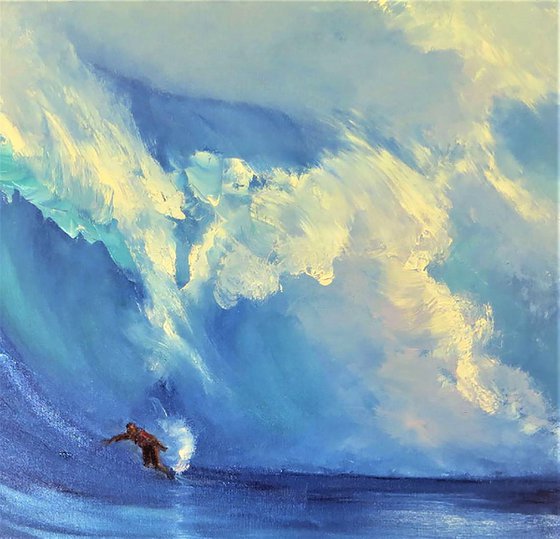 Big wave.Surfing