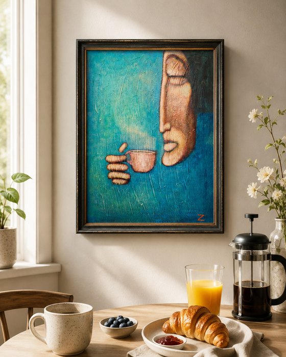 A Cup of Calm (30cm x 42cm x 1.6cm)