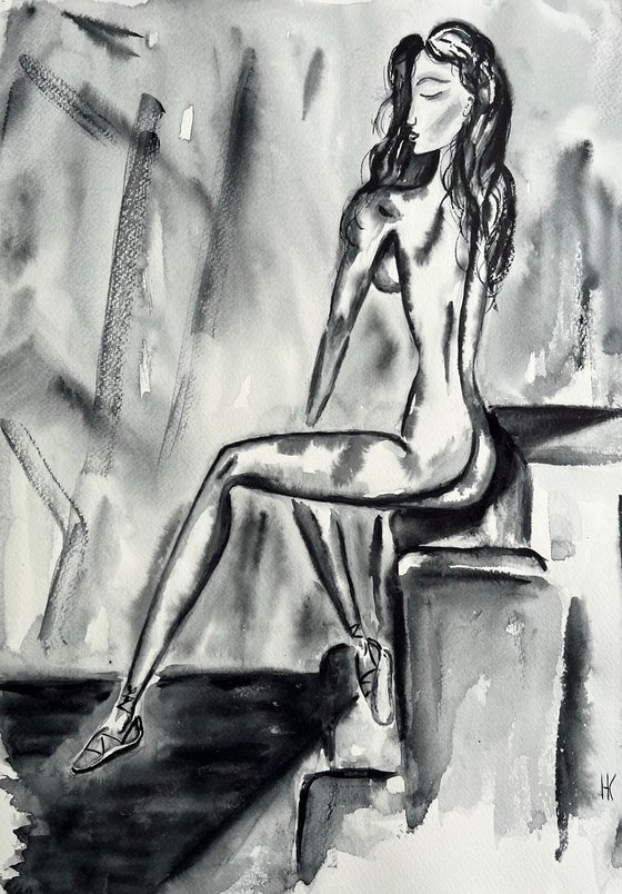Woman Nude Painting