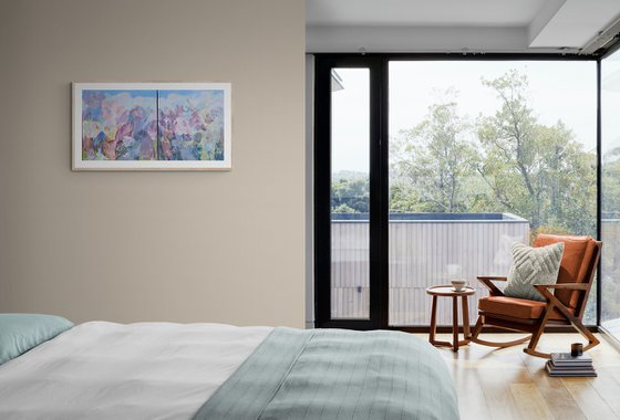 Boundless Spring .Diptych