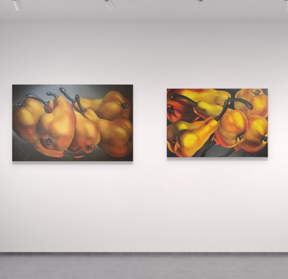 Five Large Pears