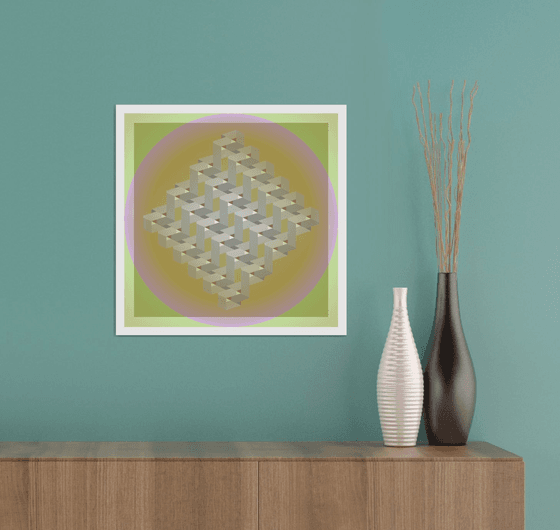 Simple 7 (Geometric Print) (2021)