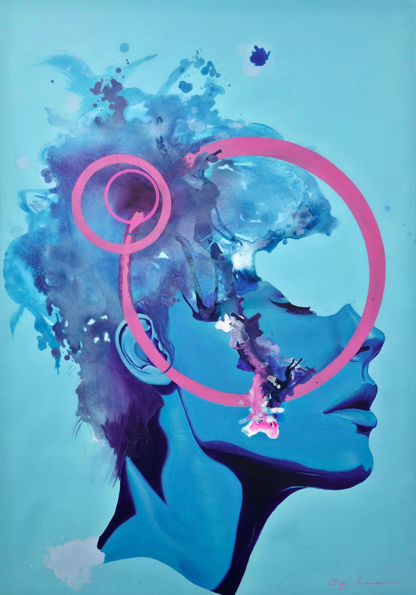 Mentally Loading- By Olya Enina, 28 X 39, Artwork For Sale On Artfinder