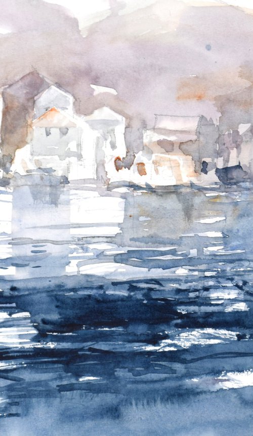 Adriatic sea hint by Goran Žigolić Watercolors