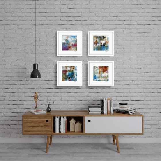 Magical Things Collection 2 - 4 Abstract Paintings