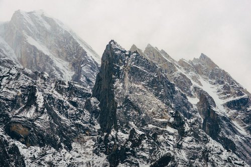 Unknown peaks in Gangotri region - Limited Edition 1 of 25 by Artem Korenuk