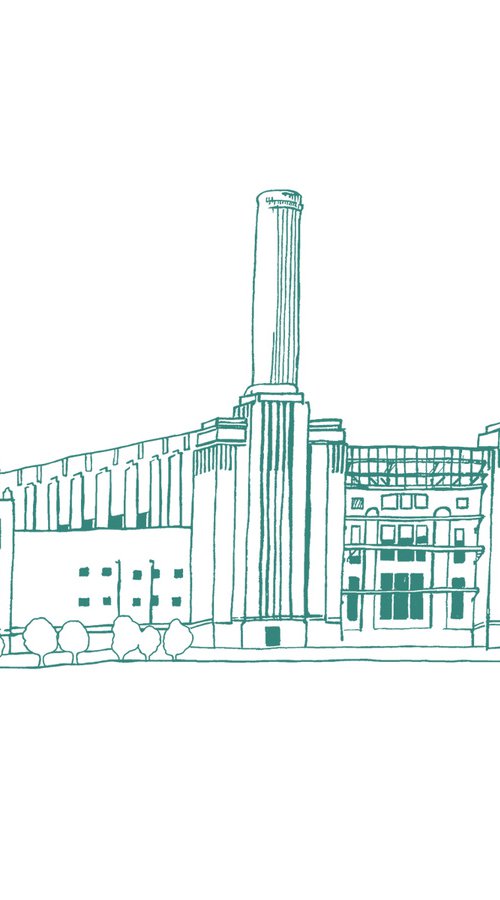 Battersea Power Station Green by Kethi Copeland