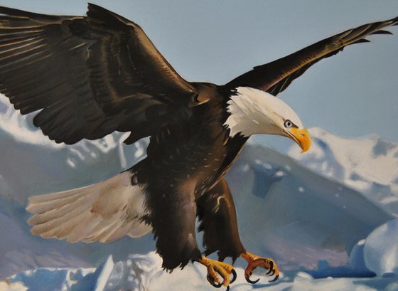 Eagle, Oil on canvas