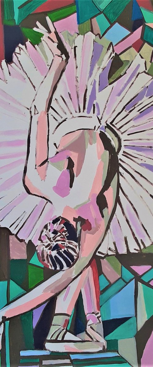 Ballerina / 100 x 70 cm by Alexandra Djokic