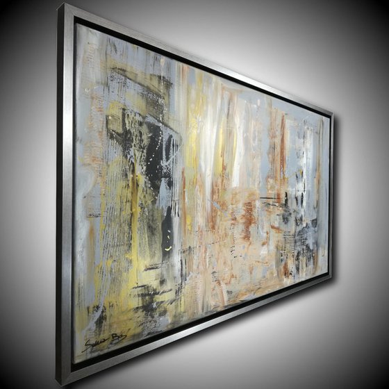 large abstract painting-120x70-cm-framed-title-c425