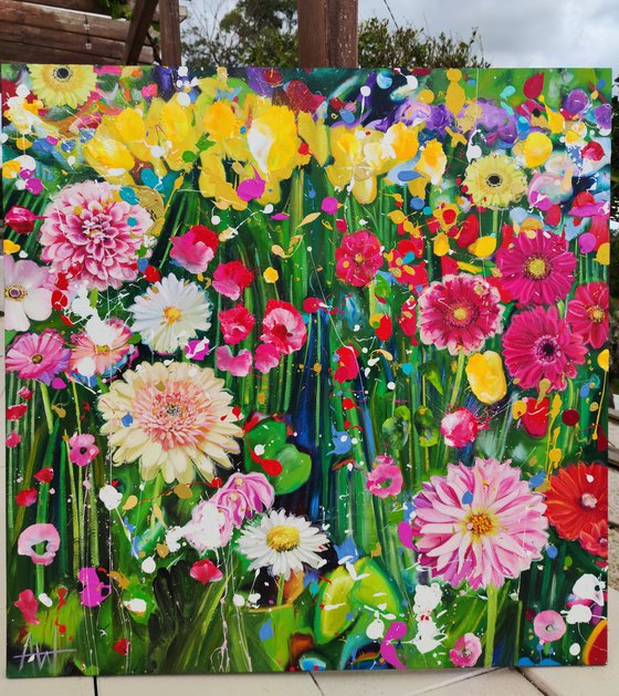 we fell in summer flowers