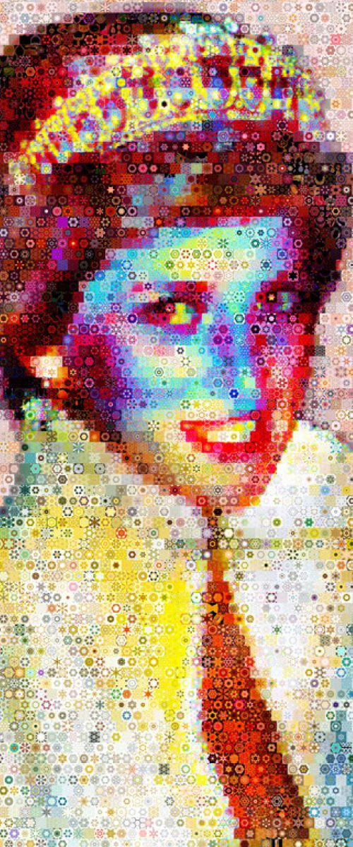 Princess Diana Collage by John Lijo Bluefish