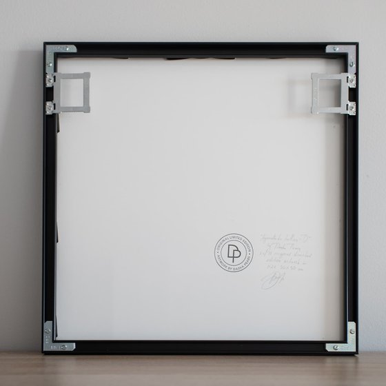 Synesthetic Letters - D (Framed)