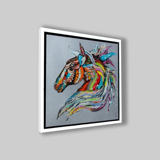 Fairy Horse (FRAMED 22,5' X 22,5')