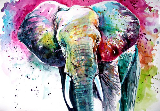 Beautiful majestic elephant