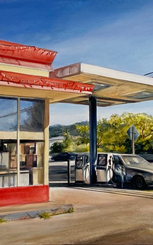 Gas Station California by Georgia Peskett