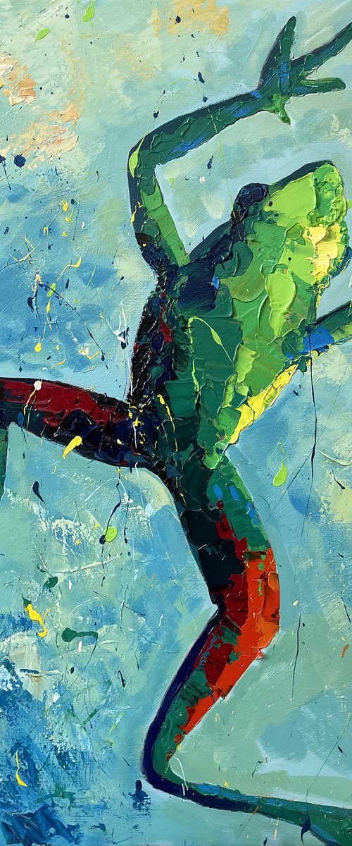 Leaping Frog by Agostino Veroni