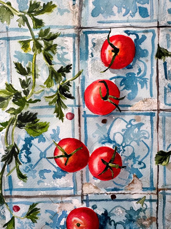 Portuguese Harvest -  Garden Tomatoes