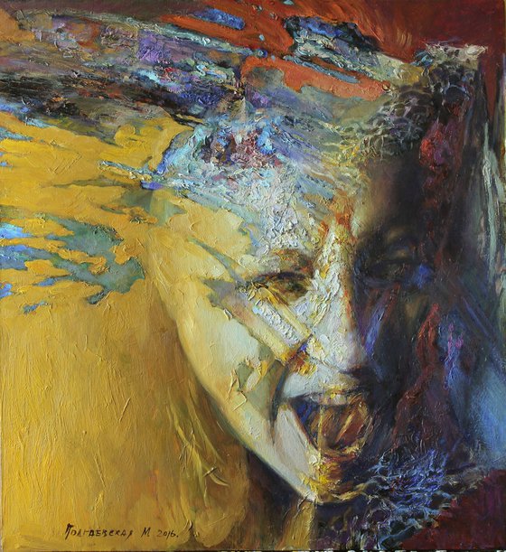 Scream(diptich)110x60