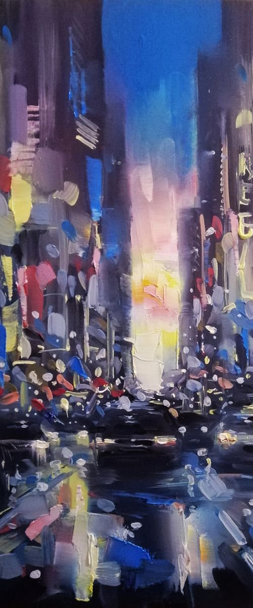New York lights by Artem Grunyka