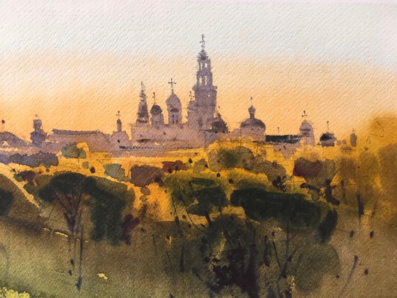 View of the Lavra. Autumn