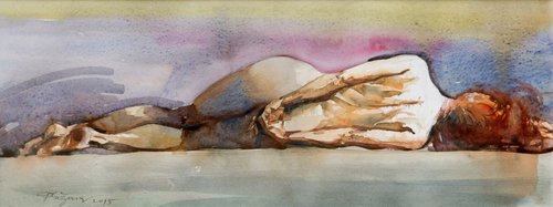 study of nude by Milan Pluzarev