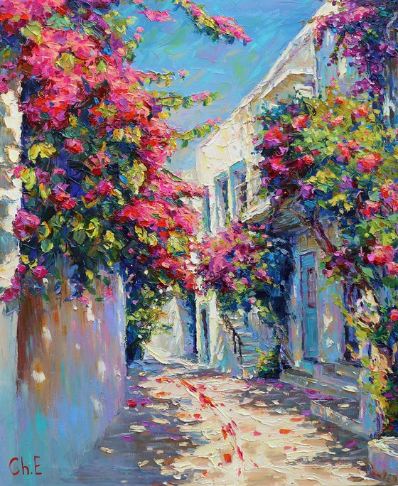 "Courtyard  in  Flowers"