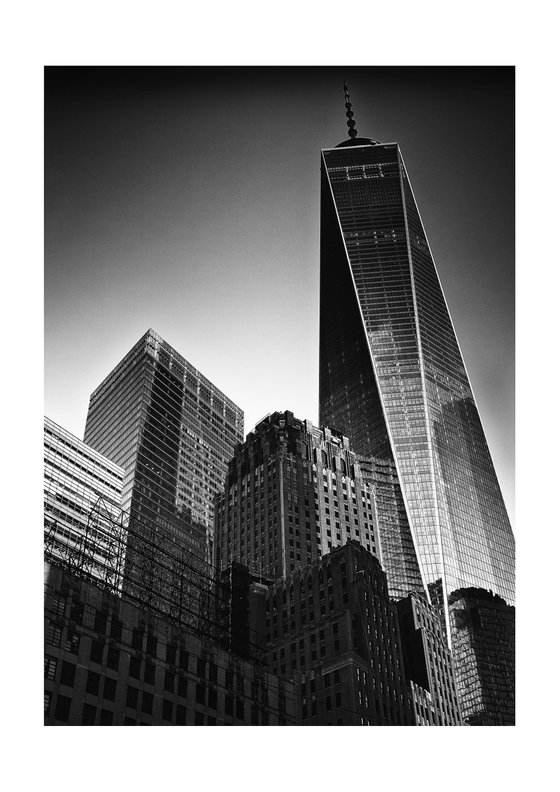Freedom Tower  - New York (Silver Gelatin Darkroom  Print)