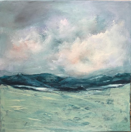 Landscape   ' Smokey  Mountains IV ‘ By Maxine Martin