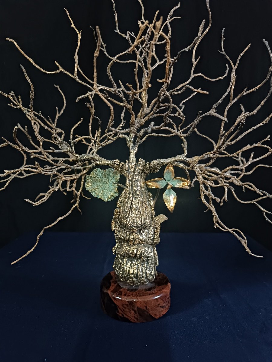 Surrealistic Portrait Bronze Sculpture By Karen Terzyan, 10 X 16", Gaze, Original Artwork